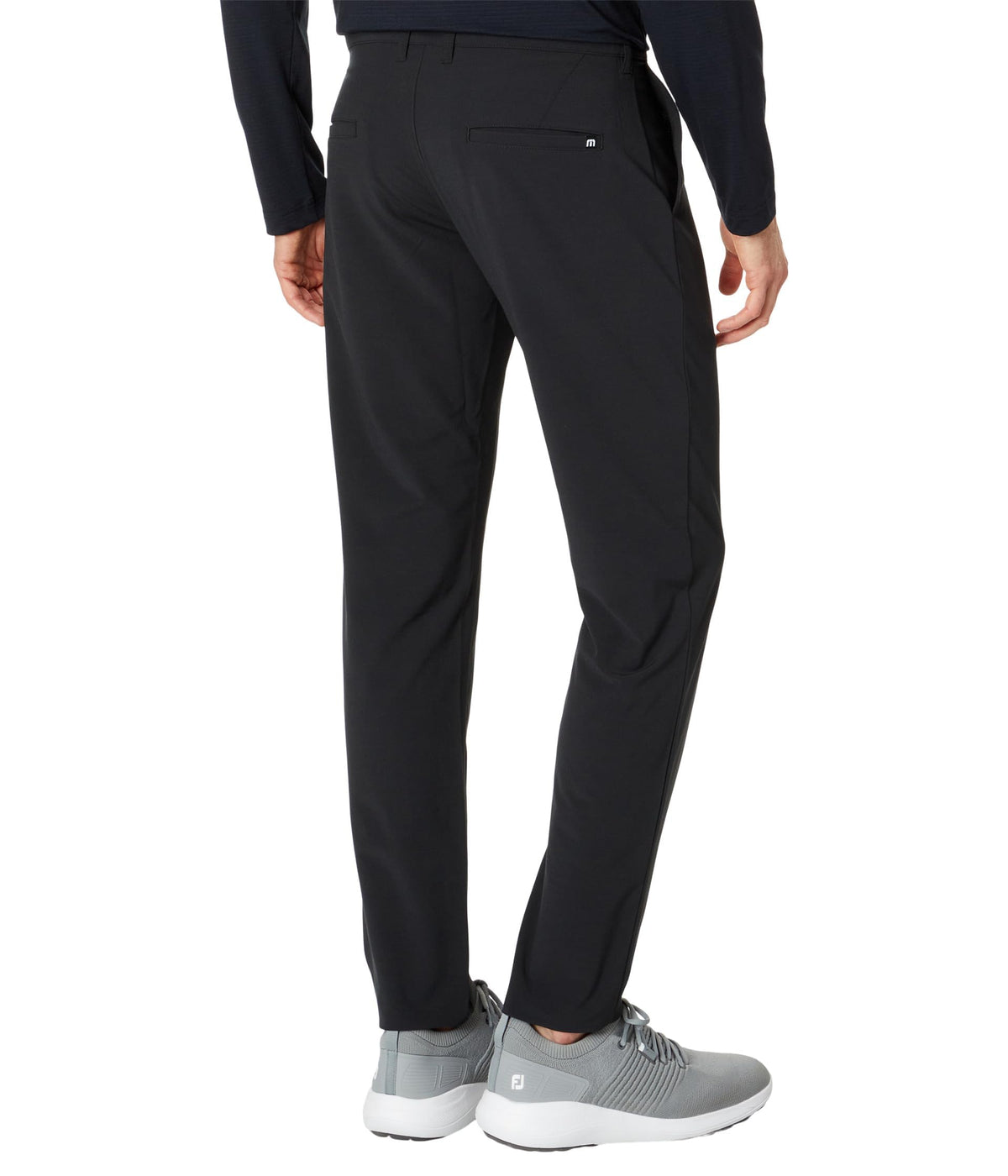 OTC Tech Chino Black 40 by TravisMathew – 40W x 32L, Polyester, Black, Model 1MAA242