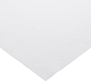 Hoffmaster 210441 Linen-Like Folded Tablecover, 108" Length x 50" Width, White (Case of 24)