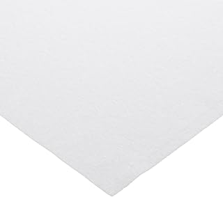 Hoffmaster 210441 Linen-Like Folded Tablecover, 108" Length x 50" Width, White (Case of 24)