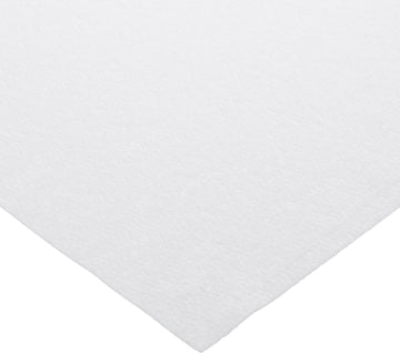 Linen-Like Folded Tablecover by Hoffmaster – 50 inches x 108 inches, Linen, White, Pack of 24, Model 210441