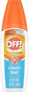 OFF! FamilyCare Clean Feel Insect & Mosquito Spritz, Bug Spray 6 oz