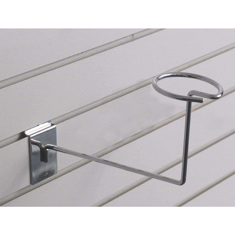 Slatwall Hat Display Chrome by Retail Resource – Chrome, Model SHAT