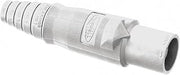 Hubbell HBLMBW Single Pole Replacement Body, Male Plug, White (Pack of 100)