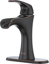 Pfister Jaida Bathroom Sink Faucet, Single Control, 1-Handle, Single Hole, Tuscan Bronze Finish, LF042JDYY