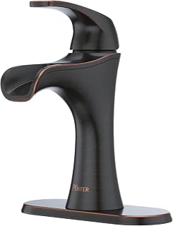 Pfister Jaida Bathroom Sink Faucet, Single Control, 1-Handle, Single Hole, Tuscan Bronze Finish, LF042JDYY