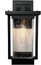 Artcraft AC8022BK Port Charlotte Outdoor Wall Sconce, Matte Black