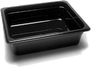 CAMBRO AHC13349A Food Pan, 24CWB, 0.04 x 3.9 inches (1/2 x 100 mm), Black, Polycarbonate, USA