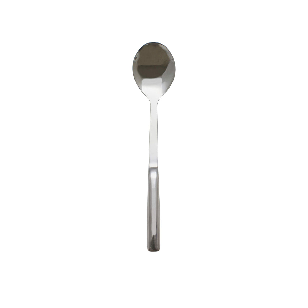 Stainless steel solid serving spoon by Thunder Group – Medium, Stainless Steel, Metallic, Model SLBF001