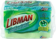 Libman 3 Count Sponge Pack, 4-1/2 by 3 by Libman