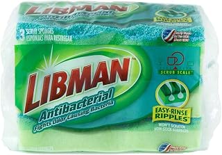 Libman 3 Count Sponge Pack, 4-1/2 by 3 by Libman