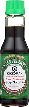 Kikkoman Less Sodium Soy Sauce, 5 Fluid Ounce - 12 per case.
