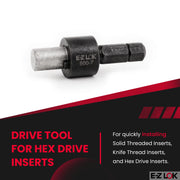 E-Z LOK 500-7 / Silver / Industrial Externally Threaded Inserts