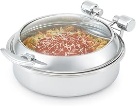 Vollrath Intrigue Glass Top S/S Lg. 6 Qt. Induction Chafer