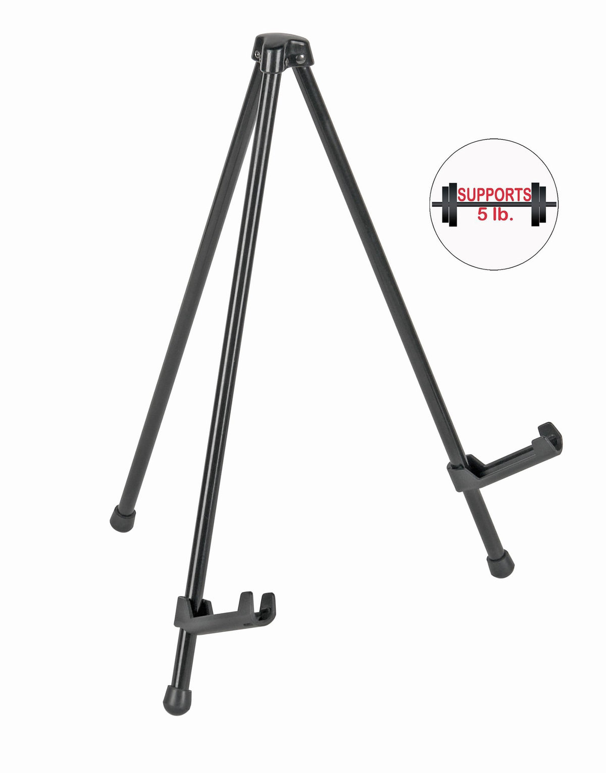 Instant Table-Top Easel by MasterVision – 14.25 inches (Height only), Metal, Black, Model FLX07201MV