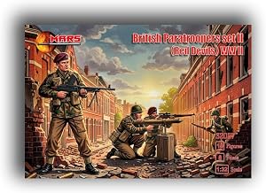 Mars Figures 32057 1/32 British Paratroopers Set II Red Devils WW2 (15 Figures, 8 Poses) Scale Model/Replica