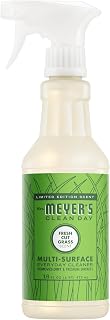 Mrs. MEYER'S CLEAN DAY Multi-Surface Everyday Cleaner, Fresh Cut Grass Scent, 16 Fl Oz Bottle (Pack of 6)