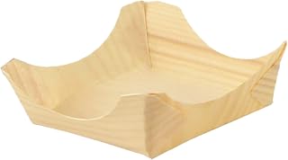 PacknWood 210BBUP3 wooden plates square,wooden square plates organic,small square wood dish for eating -(2 oz - 3.4" x 3.4") - 1000 per case