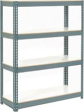 Global Industrial Extra Heavy Duty Shelving 36Wx18Dx60H 4 Shelves 1500 lbs. Cap. Per Shelf Gry