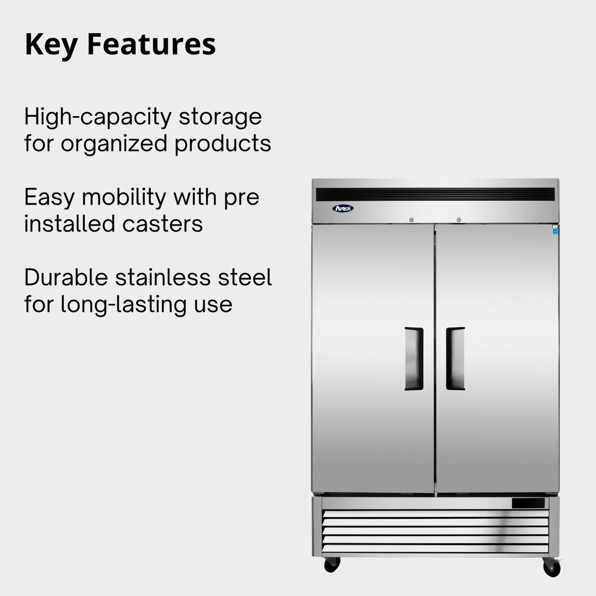 Atosa 43.8 cu. ft. / Stainless Steel / 43.8 cubic_feet Freezers