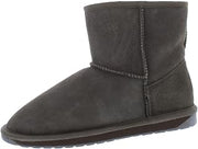 EMU Stinger Mini Australian Sheepskin W10003-CHOC Women, Color: Grey