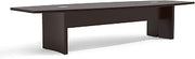 Safco Aberdeen 12 ft Conference Table, Contemporary Laminate, for Modern Business and Meeting Rooms, Mocha