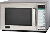 Sharp R-22GT Commercial Microwave Oven, Heavy Duty, 1200 Watt, 0.70 cu. ft. Capacity, Stainless Steel, 20 Program Inputs, 11 Power Levels, Express Defrost, 3-Stage Cooking, Digital Display