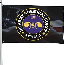 US Chemical Corps Retired Outdoor 4x6Ft Waterproof Polyester Flag - Home Yard Decor91