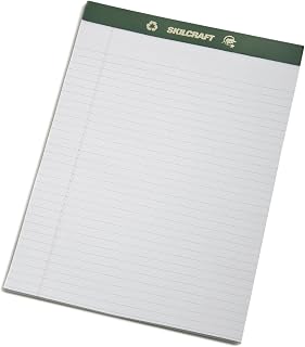 AbilityOne NSN5169627-100% Recycled Process Chlorine-Free Paper Pads - Letter Size
