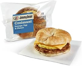 Jimmy Dean Sausage, Egg and Cheese Croissant Sandwiches, 4.5 Ounce -- 24 per case.
