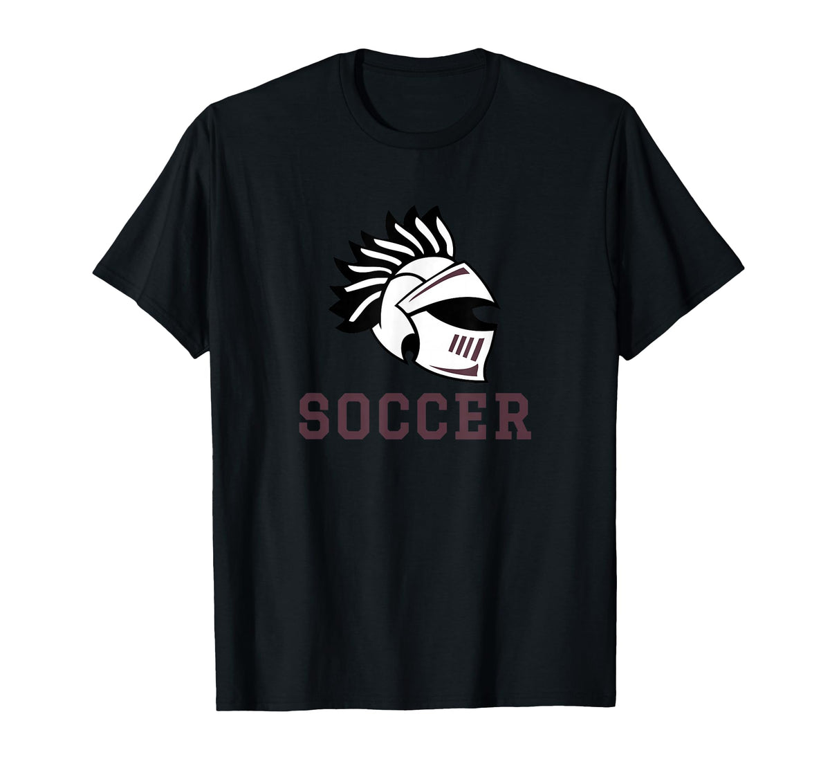 Curtis High School Warriors Soccer T-Shirt by Curtis High School, Staten Island, NY 10301 – Black