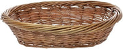 Wicker Basket Oval Natural - 23" L x 18" D x 5" H
