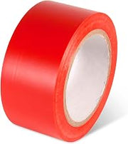 Global Industrial Safety Tape, 2" W x 108'L, 5 Mil, Red, 1 Roll