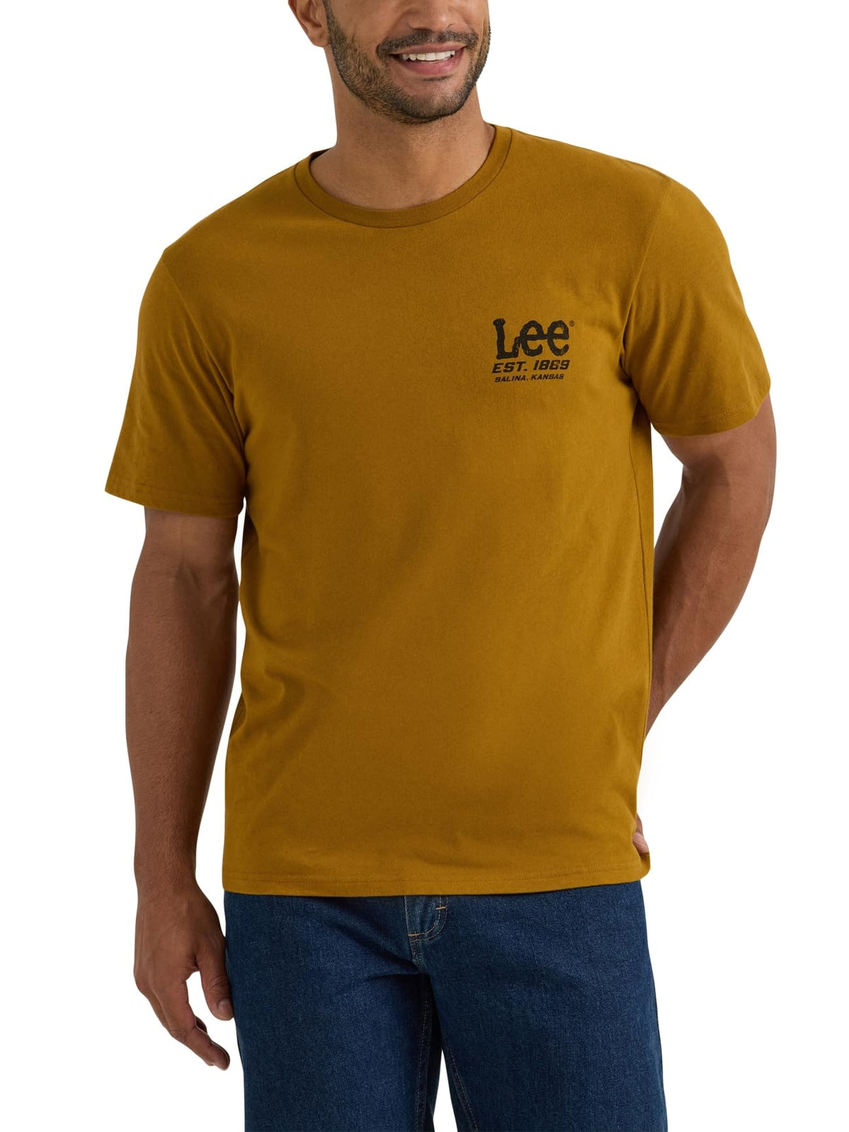 Men's Short Sleeve Graphic T-Shirt – Cotton, Tapenade, Model 112353691