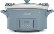 Crock-Pot Design Series 7-Quart Programmable Slow Cooker, Morning Haze Blue