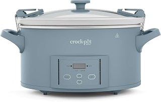 Crock-Pot Design Series 7-Quart Programmable Slow Cooker, Morning Haze Blue