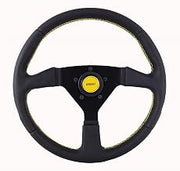 Grant Steering Wheel 13.75in Wrapped w/Yellow