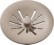 Elkay Quartz Perfect Drain 3-1/2" Removable Polymer Basket Strainer and Rubber Stopper Sandstone