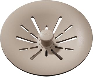 Elkay Quartz Perfect Drain 3-1/2" Removable Polymer Basket Strainer and Rubber Stopper Sandstone