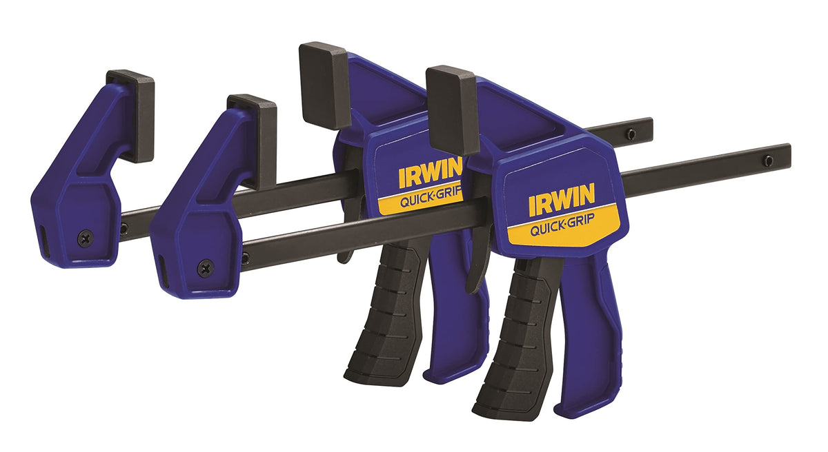 QUICK-GRIP 150mm (6") Mini Clamp - 2 Pack by IRWIN – 150mm, Resin, Steel, Multi, Pack of 2, Model T5462EL7