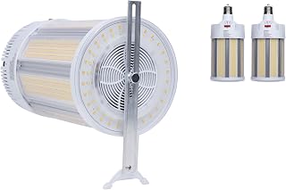 Satco S23139 450W/338W/225W LED Corncob Retrofit Bulb, EX39 Mogul Extended Base, 277-480V, 3000K/4000K/5000K CCT Selectable, 1000W HID Replacement, Ballast Bypass, Step Dimming, DLC, IP54 (2 Pack)