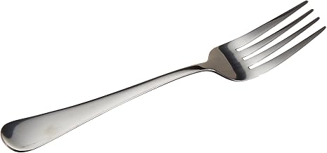 Winco 12-Piece Elite Dinner Fork Set, 18-0 Stainless Steel, Silver | Dishwasher safe, Restaurant service, Great for Main Courses or General Dining, Entrees, Salads, Pasta and Table Service