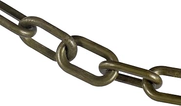 Mr. Chain Plastic Barrier Chain, Khaki Gold, 500 ft Length (51007-500)