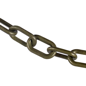Plastic Barrier Chain by Mr. Chain – 2 IN HD, Plastic, Khaki Gold, Model 51007-500