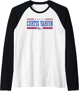 Curtis Yarvin for President 2028 Raglan Baseball Tee