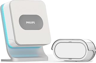 PHILIPS WelcomeBell COLOR Wireless Doorbell, Up to 300 m Range