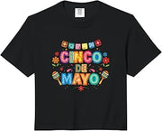 Cinco de Mayo Mexican Fiesta Comfort Colors Crop Top