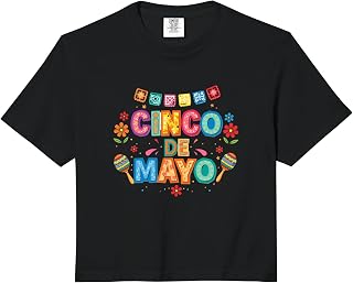 Cinco de Mayo Mexican Fiesta Comfort Colors Crop Top