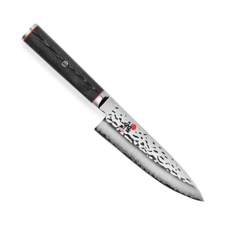 Mizu SG2 Chef's Knife (6-inch) by MIYABI – 6", Premium SG2 Micro-Carbide Powder Stainless Steel, Black & Stainless Steel, Model 1012464