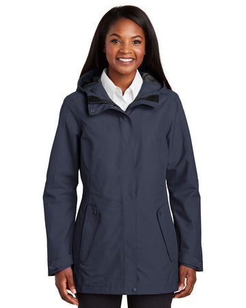 Ladies Collective Outer Shell Jacket by Port Authority – Large, Polyester, River Blue Navy, Model SNM-1266744