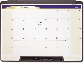 Quartet Motion Workstation Dry Erase Calendar Board, 18 x 24 Inches (MMC25)